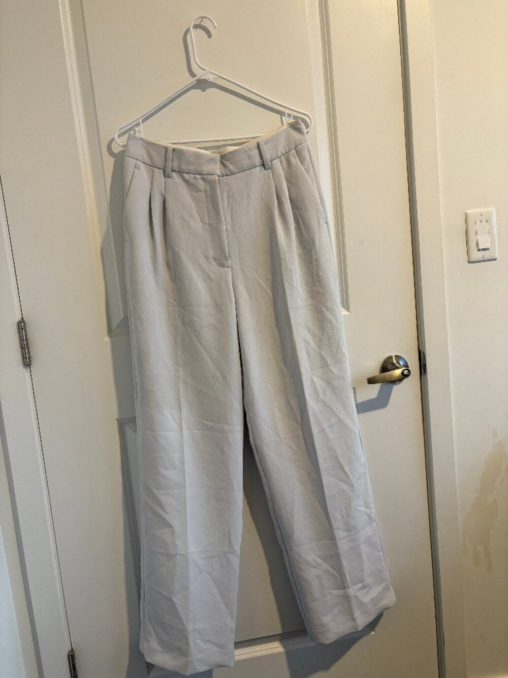 Aritzia Effortless Pant 10 Off-White